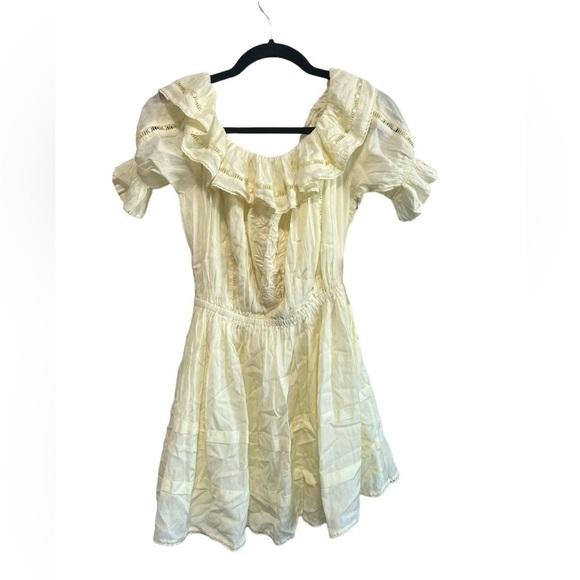 Tularosa x Revolve  Brielle Embroidered Dress in Mellow Yellow, New with Tags - Picture 3 of 6